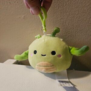 Squishmallow 3.5  Pilar Grasshopper Plush Clip